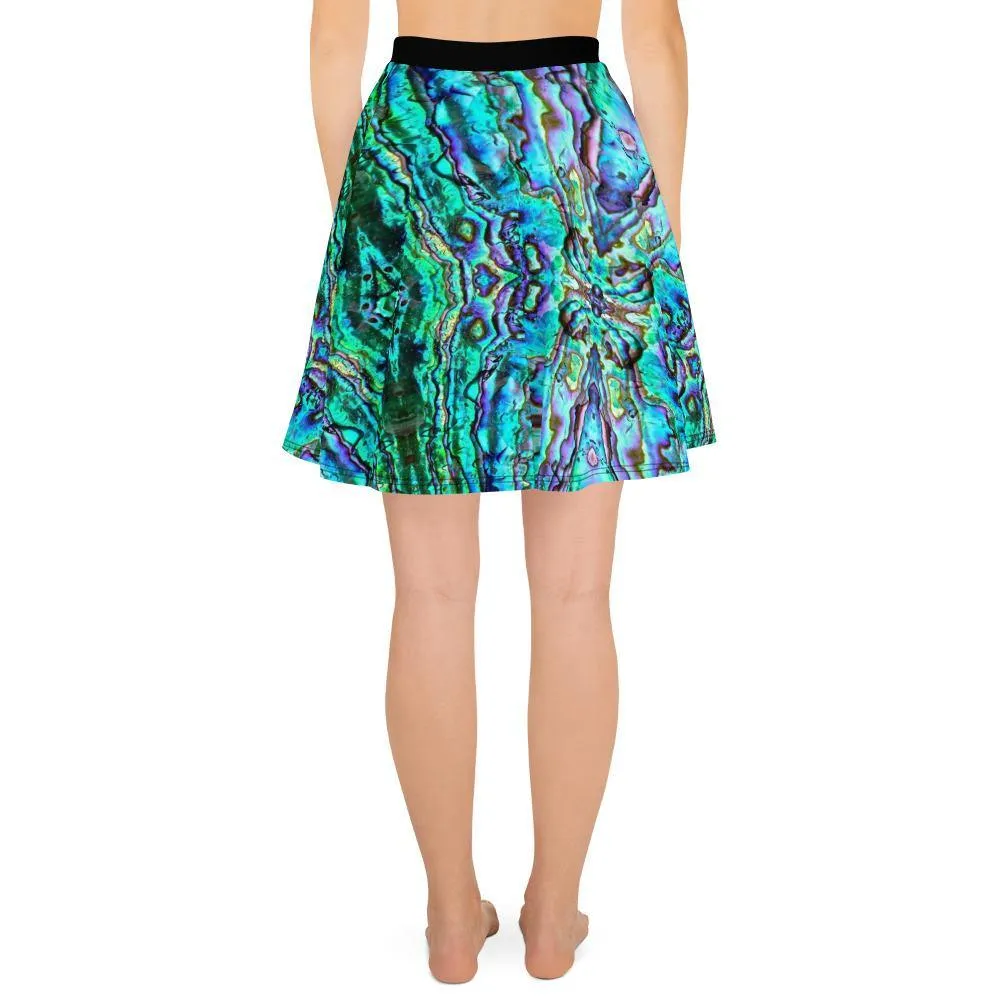 Abalone Print Skater Skirt