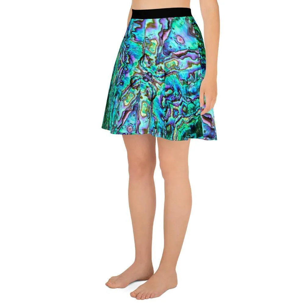 Abalone Print Skater Skirt