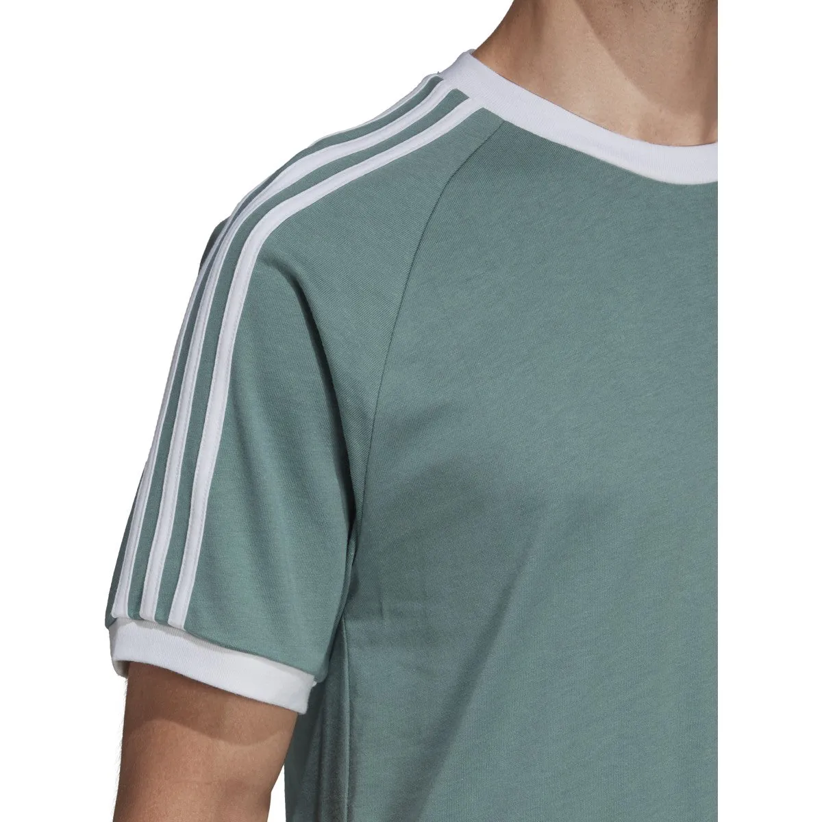 Adidas Men's Originals 3-Stripes Tee Vapour Steel