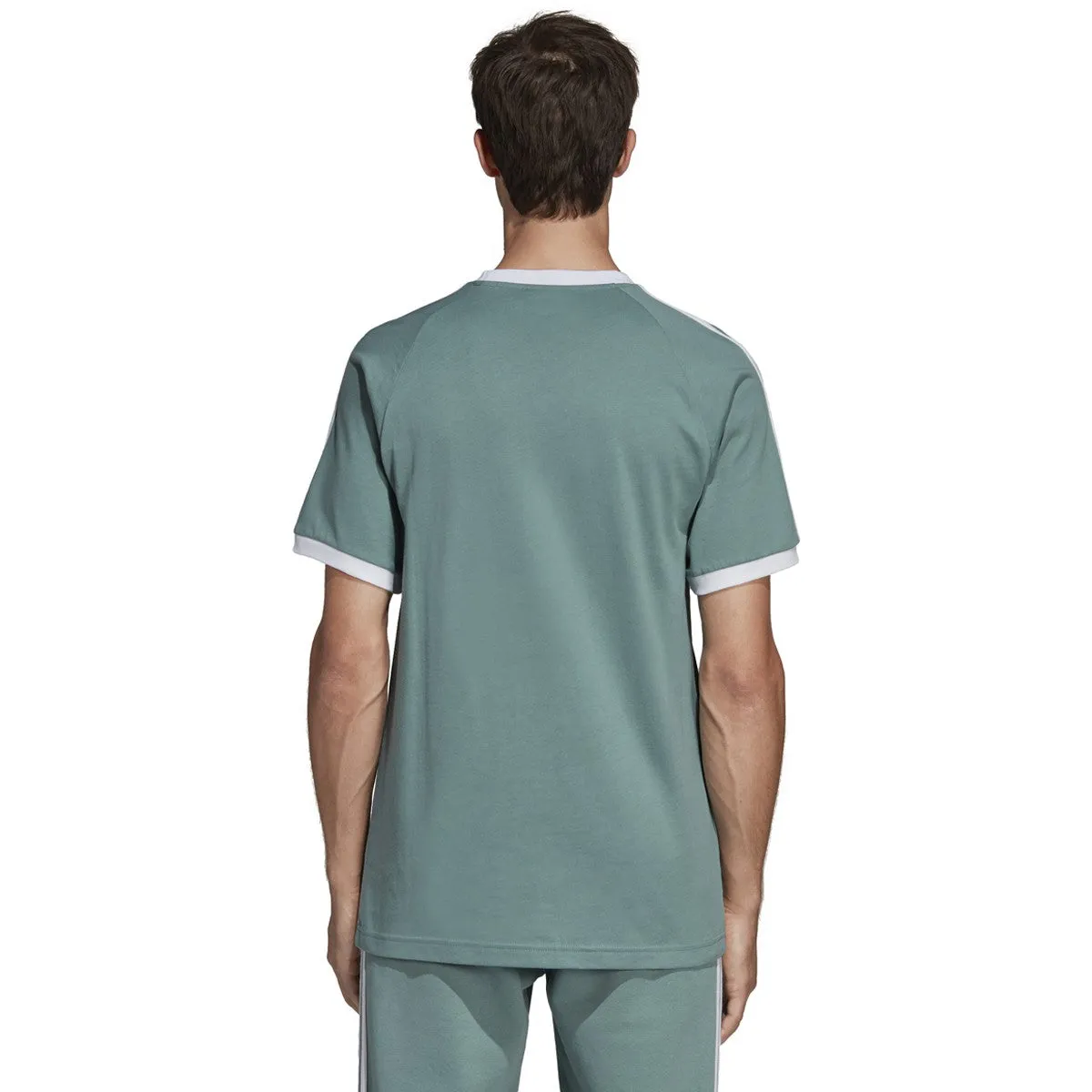 Adidas Men's Originals 3-Stripes Tee Vapour Steel