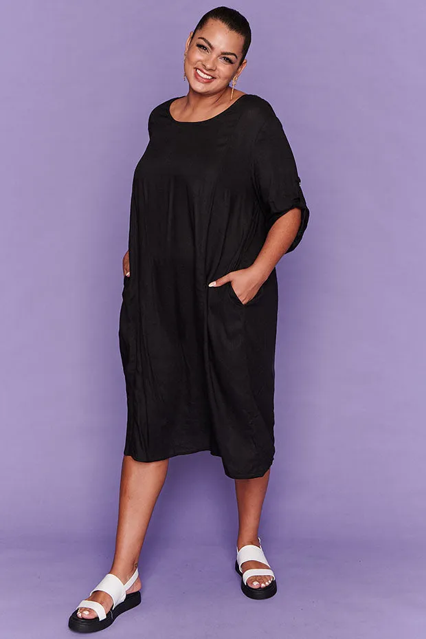 Apollonia Black Dress
