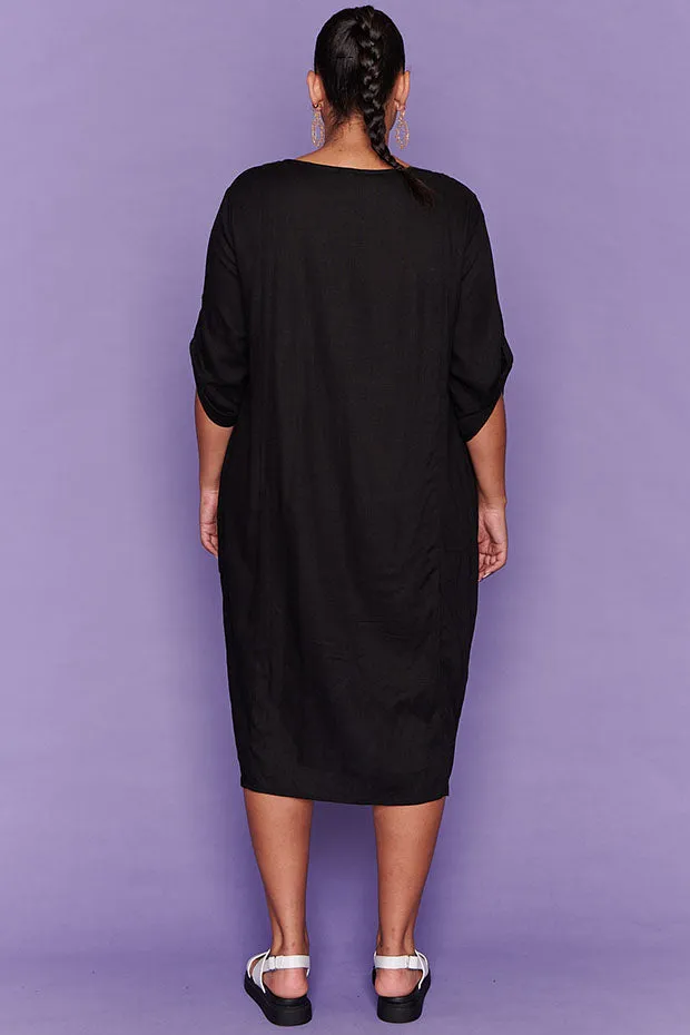 Apollonia Black Dress