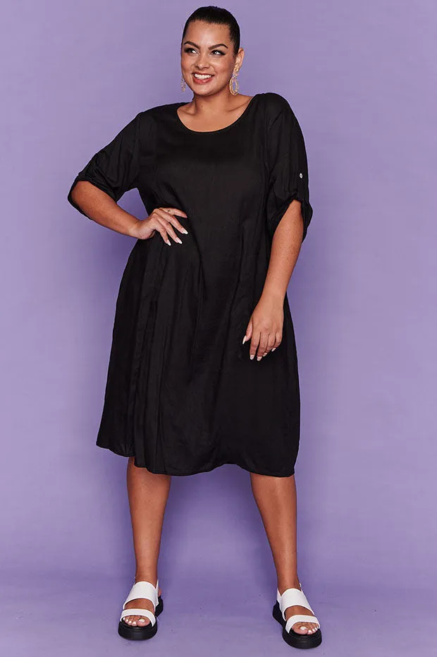 Apollonia Black Dress