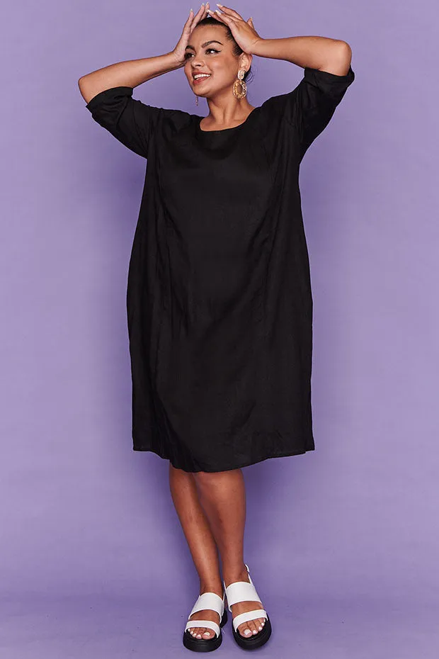 Apollonia Black Dress