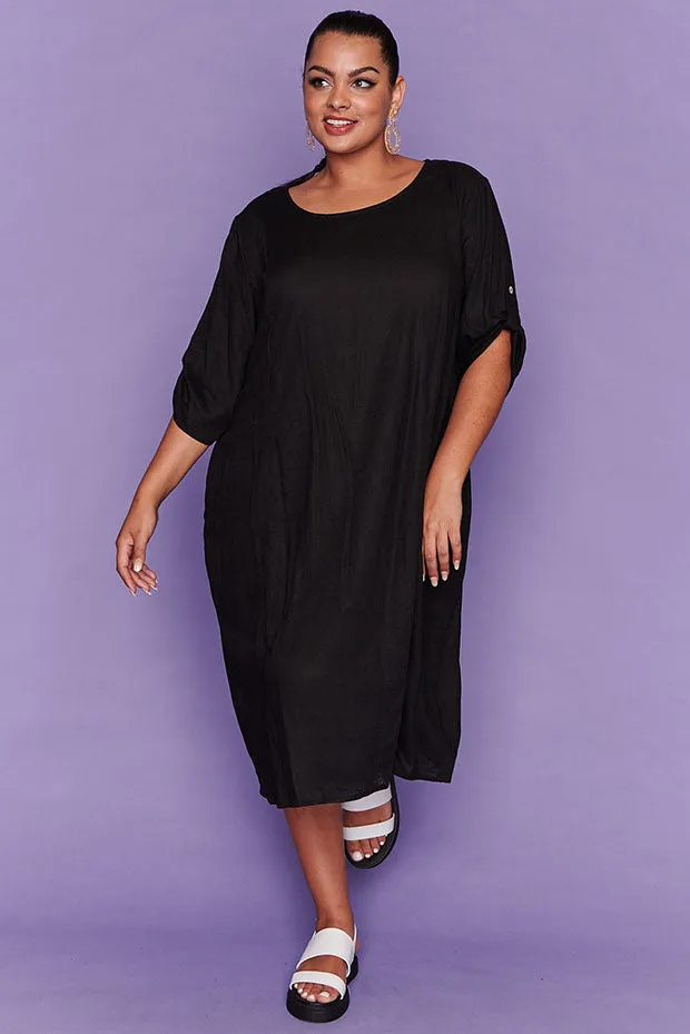 Apollonia Black Dress