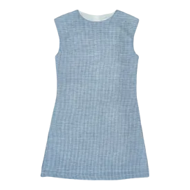 Belle Shift Dress – Back River Blue Linen