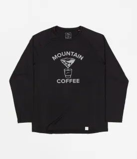 Cayl Mountain Coffee Long Sleeve T-Shirt - Black