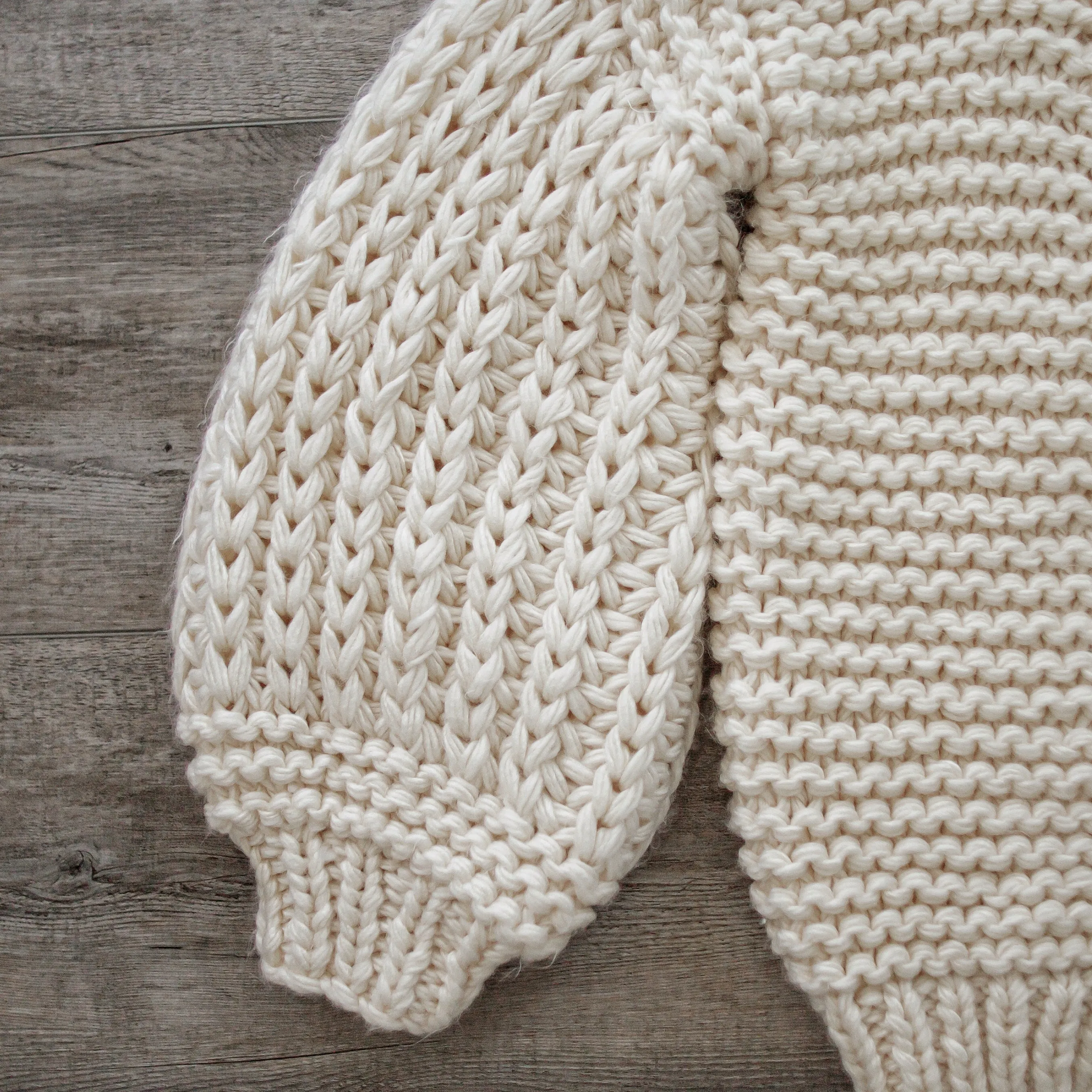 Chunky Knit Bell Sleeved Cardigan