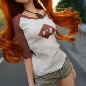 Classic Raglan Tee (Rusty Red)