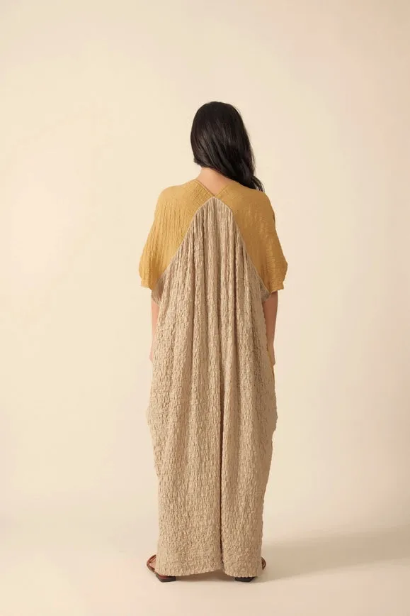 Double V- Neck Pullover Dress