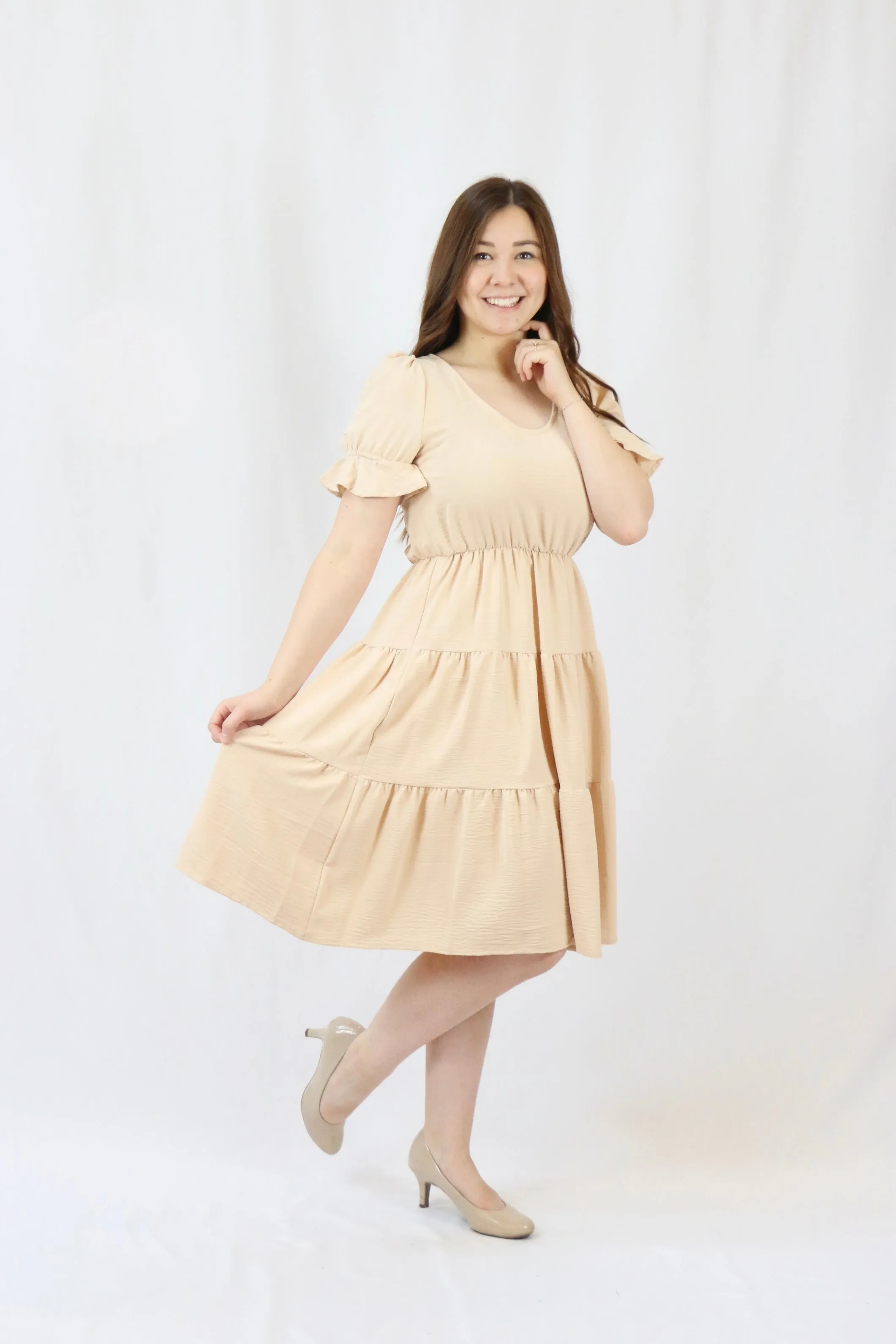Elle Dress - Tan