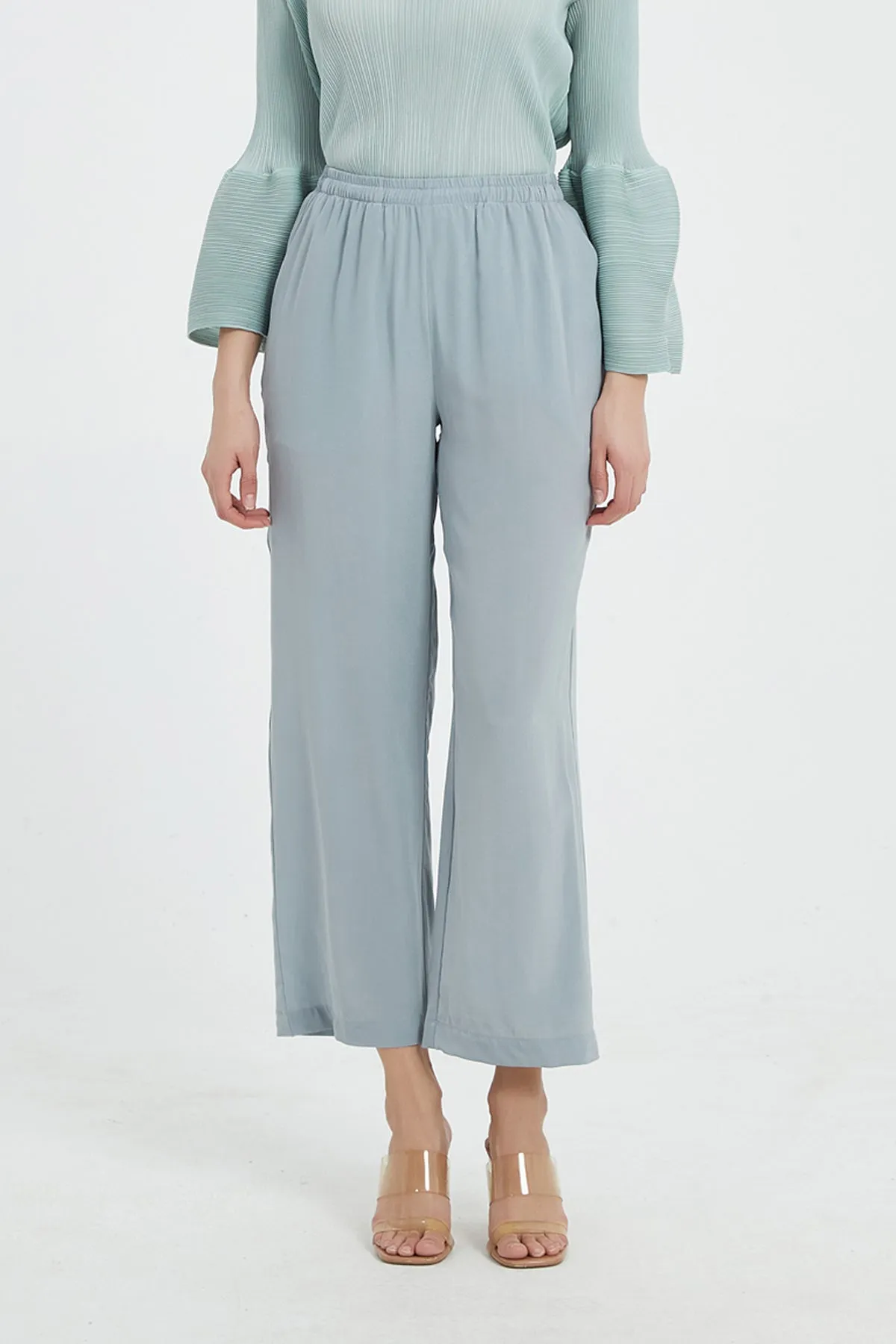 Faye Washable Silk Wide Leg Pants