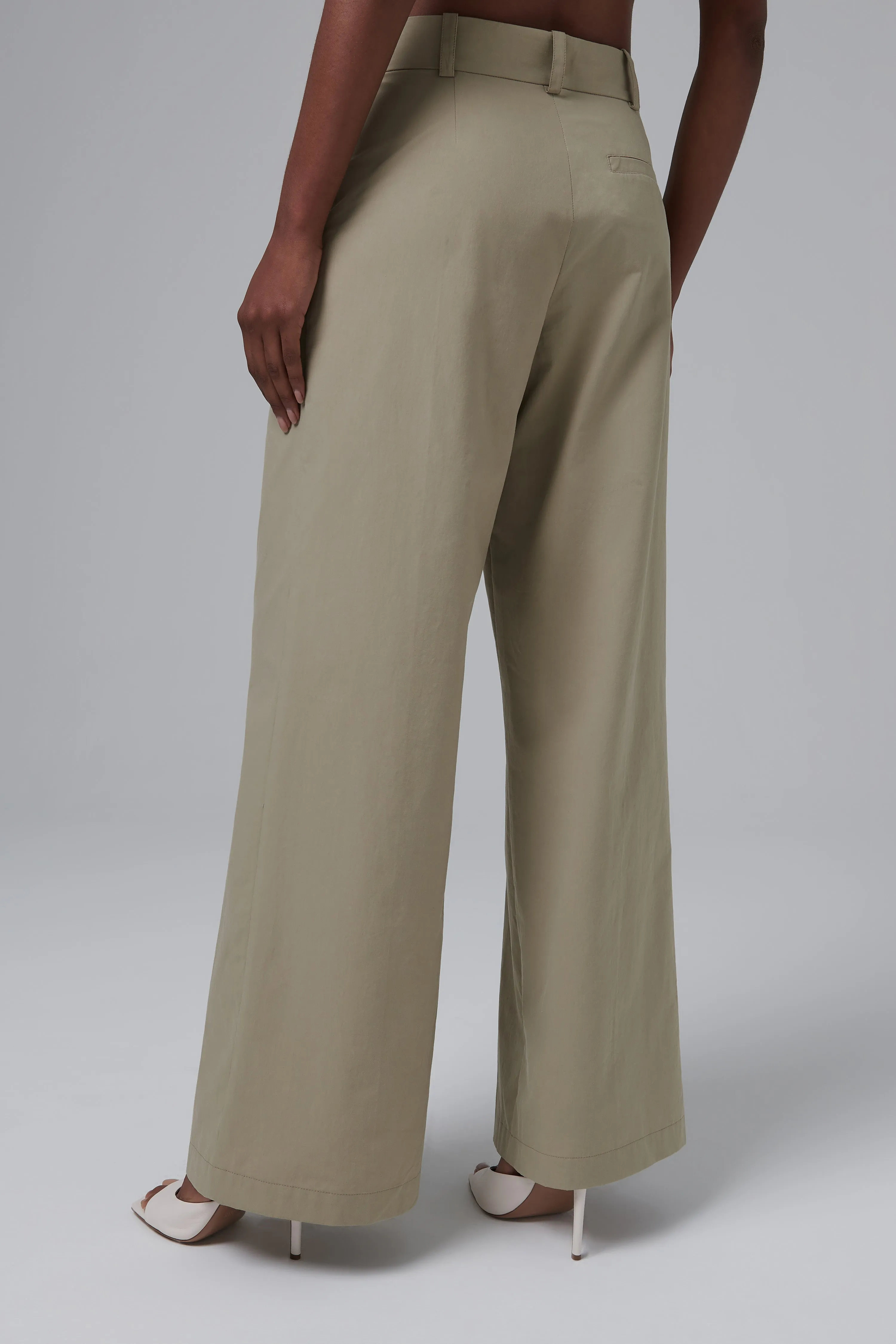 Green Wellen Wide Leg Pants