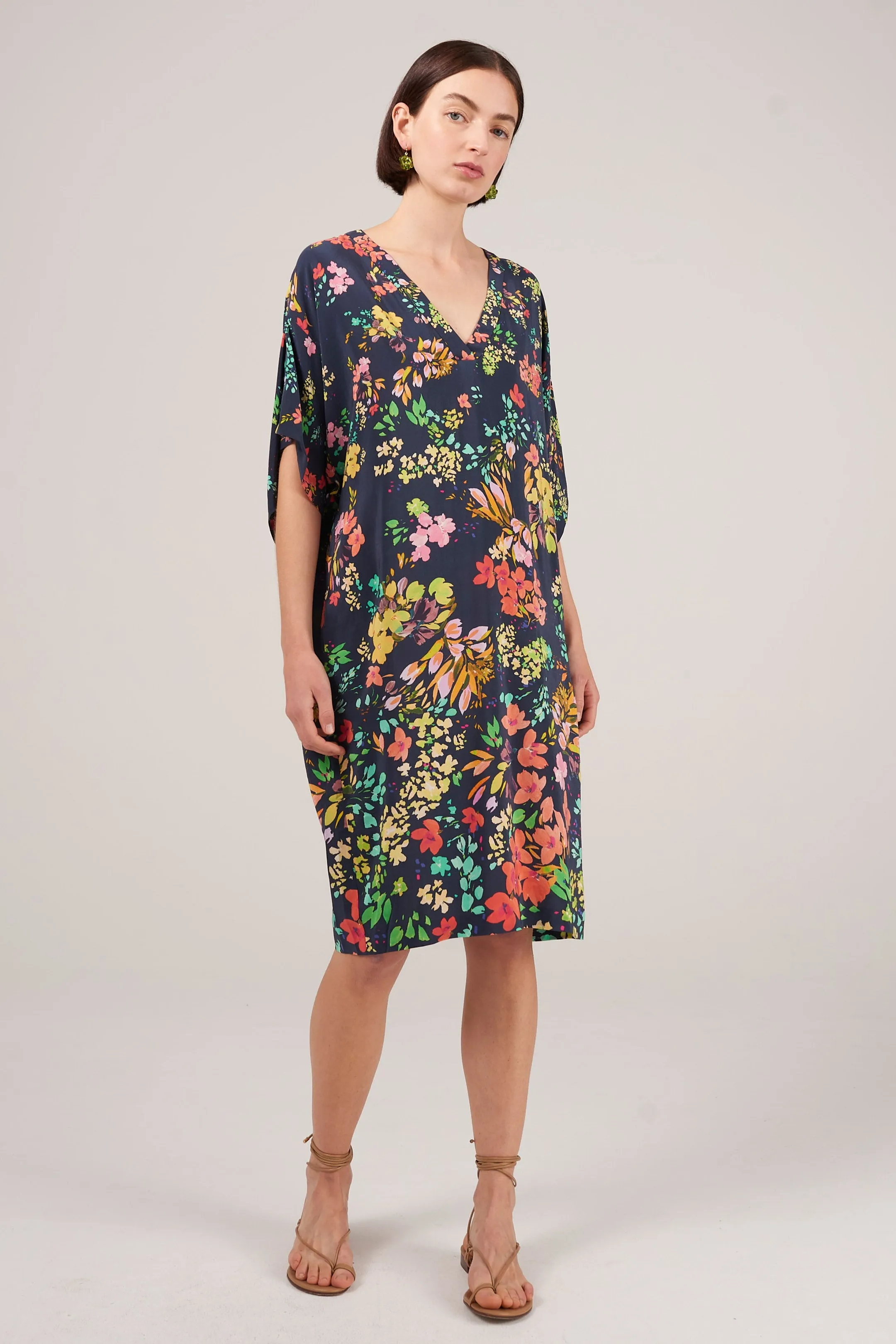 Ida Silk Shift  Dress