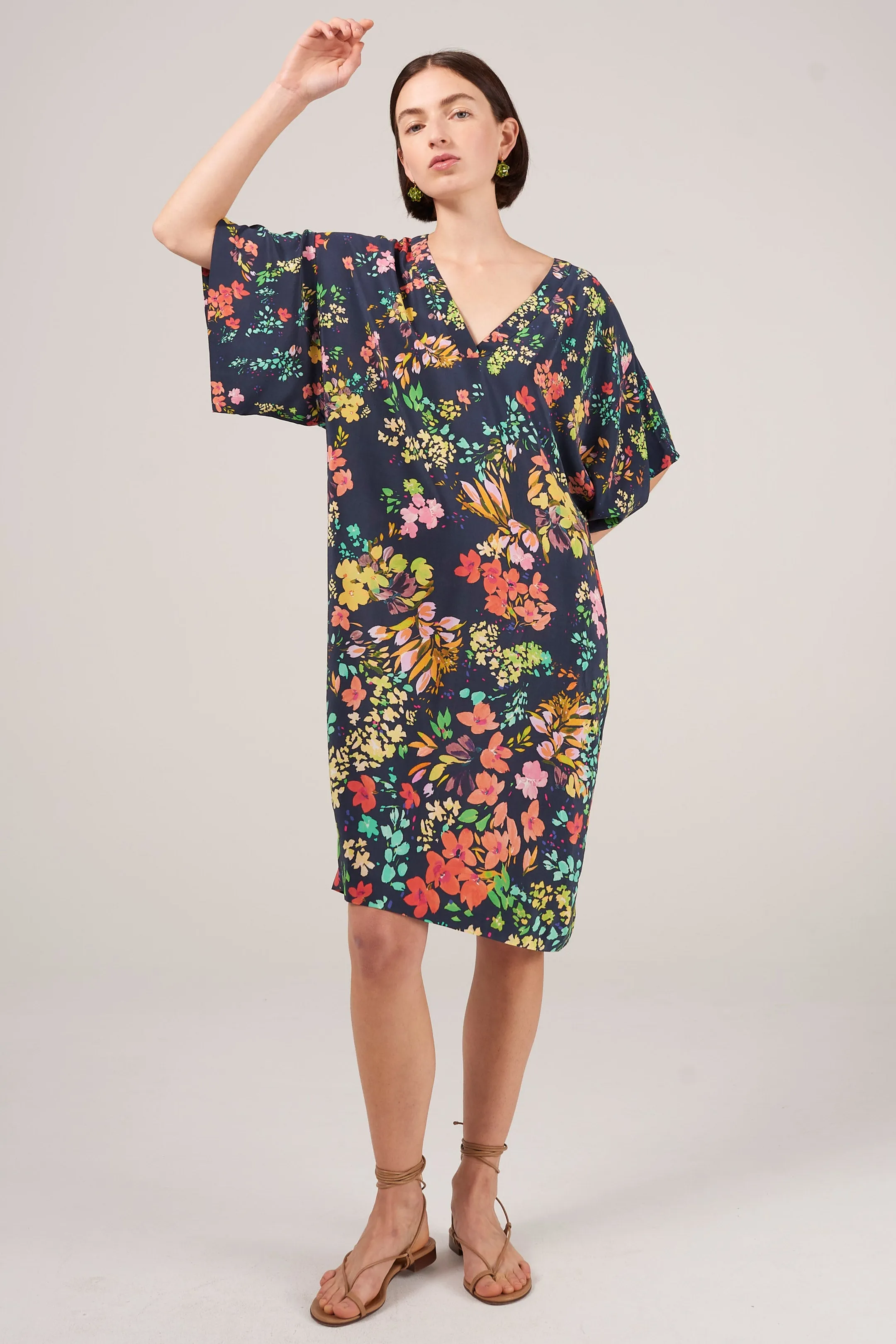 Ida Silk Shift  Dress
