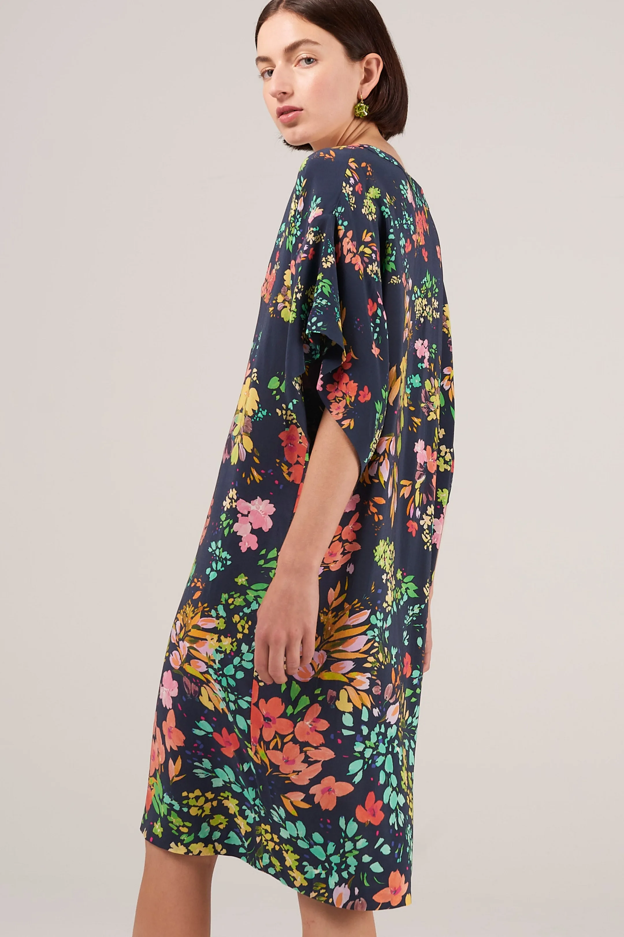 Ida Silk Shift  Dress