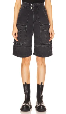 Isabel Marant Etoile Hortens Short in Black