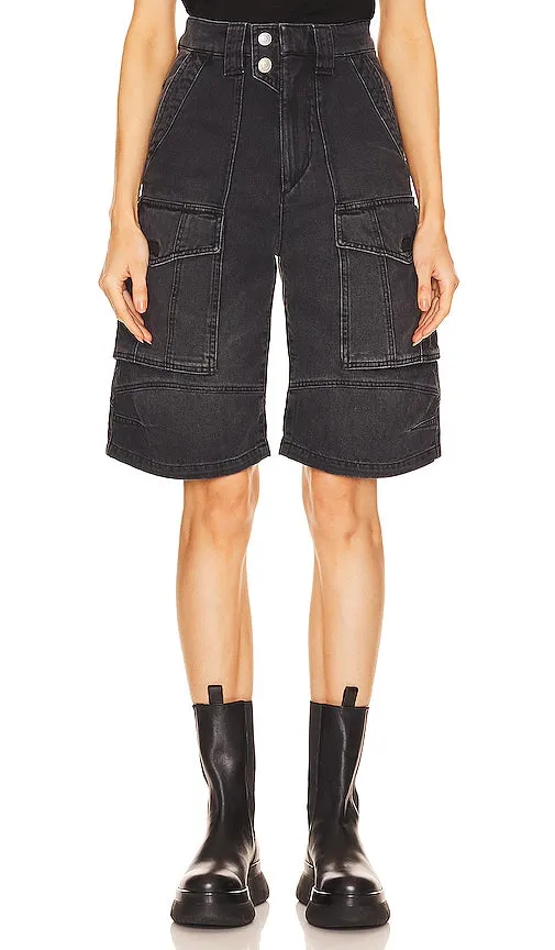 Isabel Marant Etoile Hortens Short in Black
