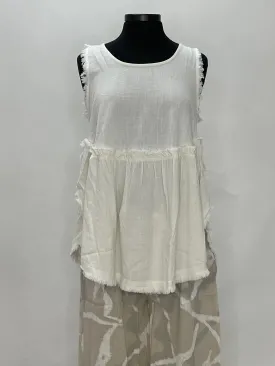 Ivory Sleeveless Tank Top