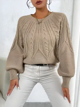 Ivyshape | Cozy & Chic Chunky Knit Sweater