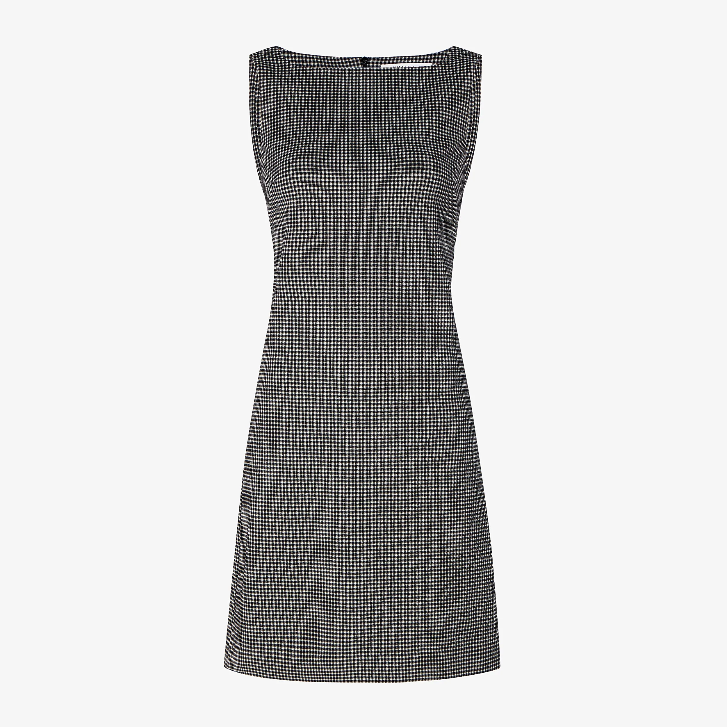 Joanie Shift Dress - Knit Suiting :: Classic Check