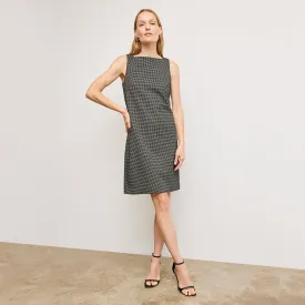 Joanie Shift Dress - Knit Suiting :: Classic Check