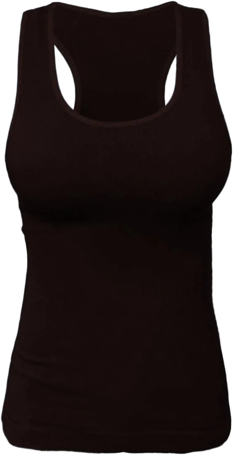 KMystic Rib Racerback Tank Top Camisole One Size