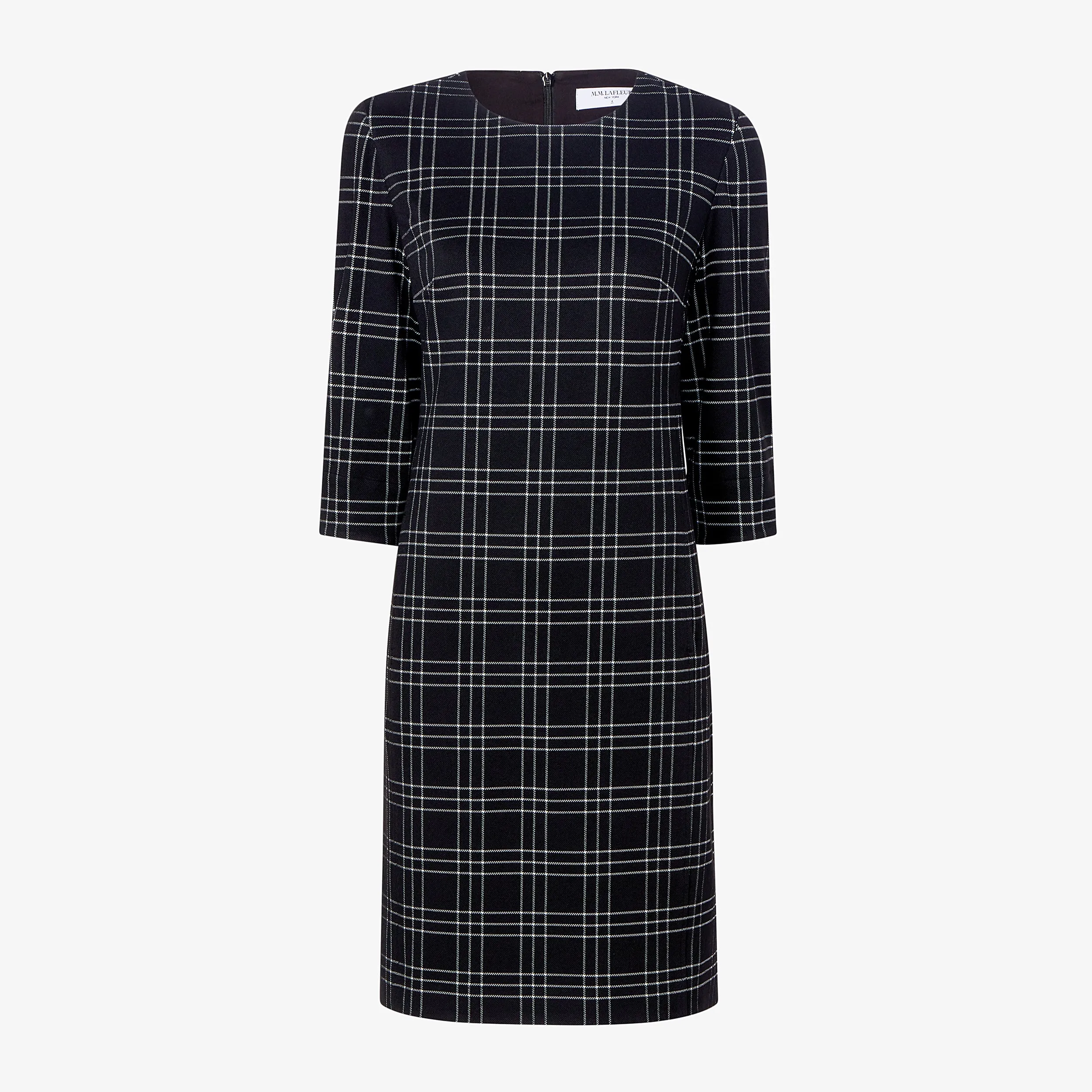 Lancia Travel Dress - Knit Suiting :: Plaid