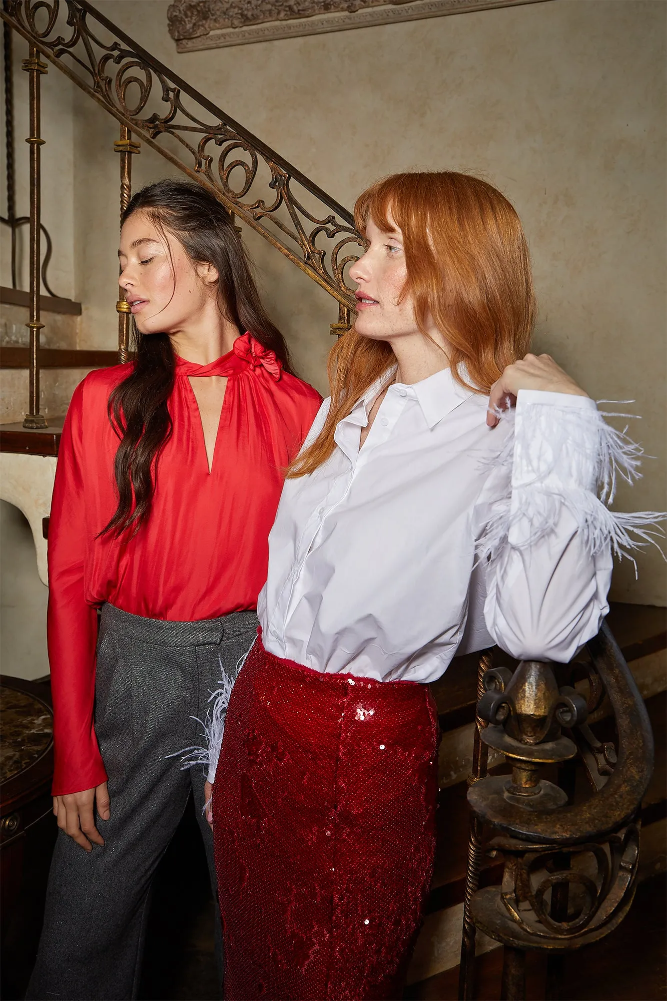 Leighton Blouse - Red