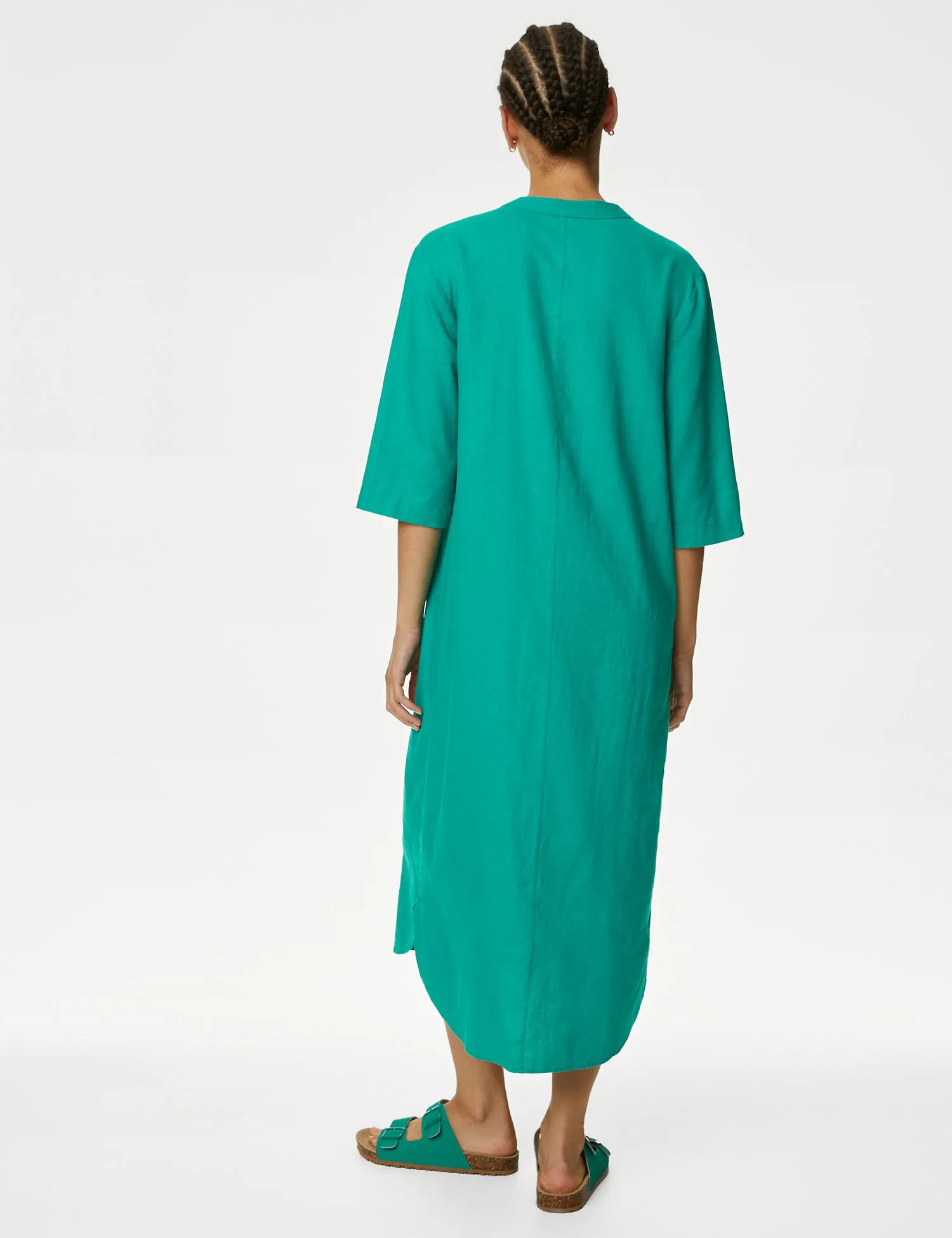 Linen Rich V-Neck Tunic