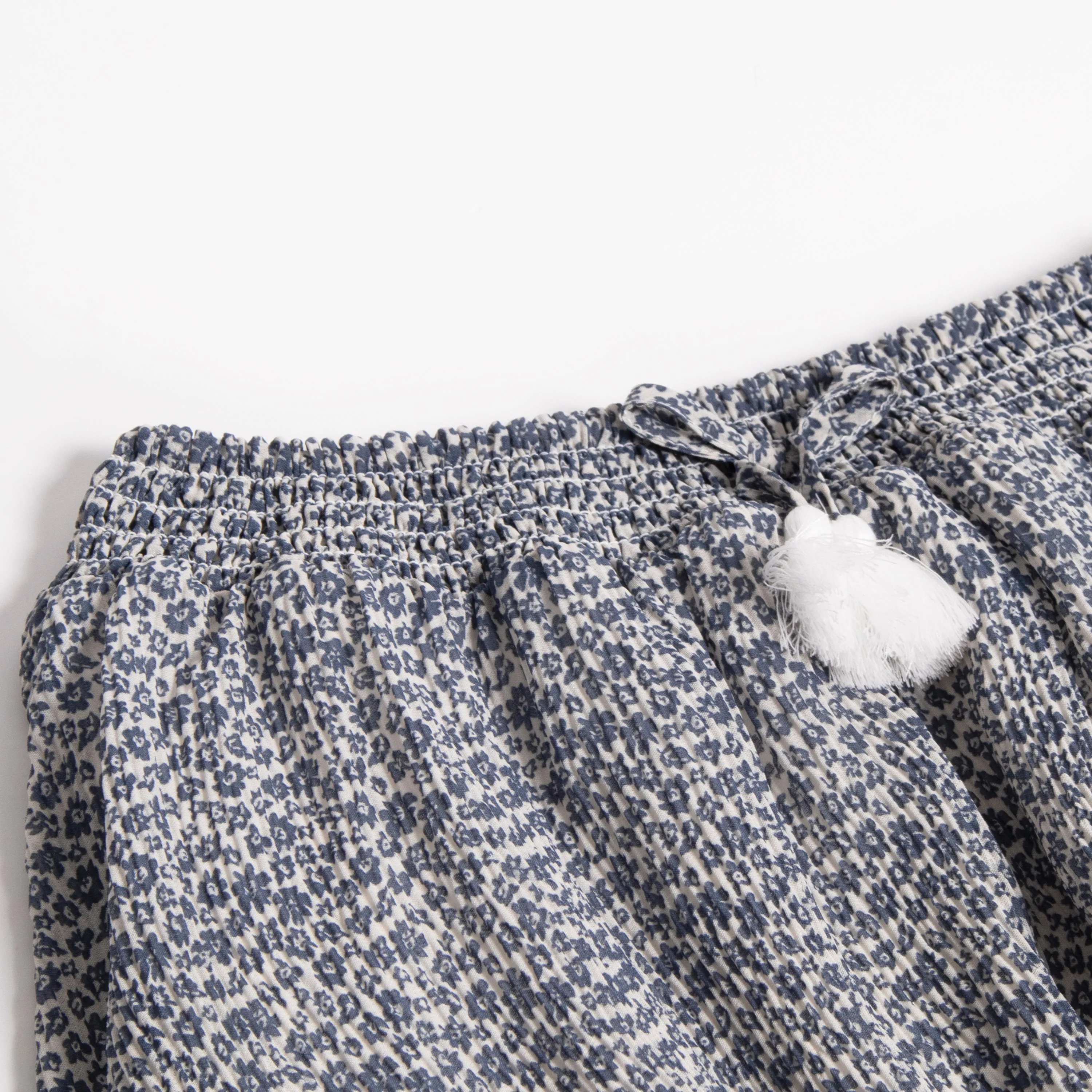 Mixed Ditsy Ruffle Hem Skirt