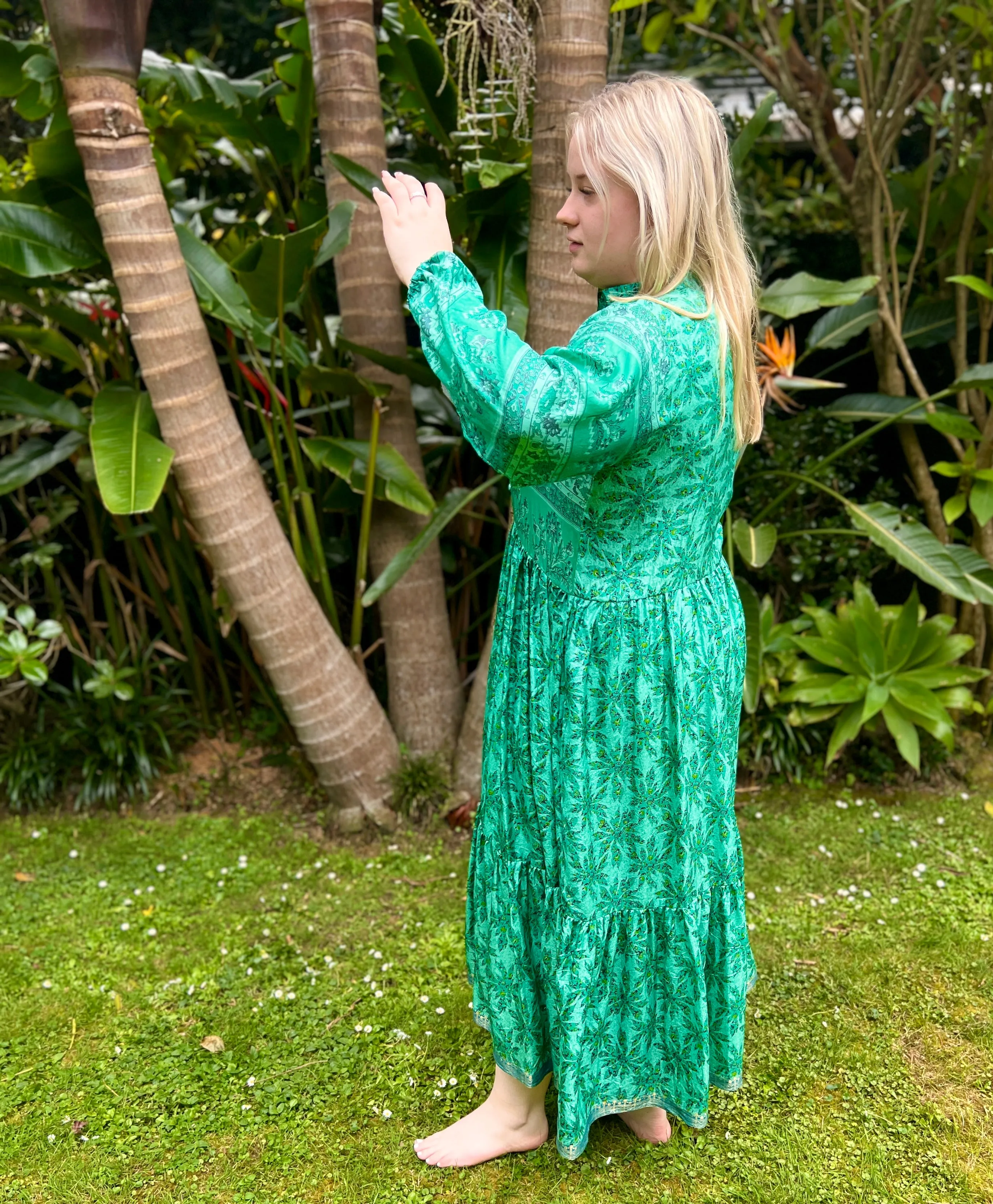 Moonlight Dress - Turquoise green (M)