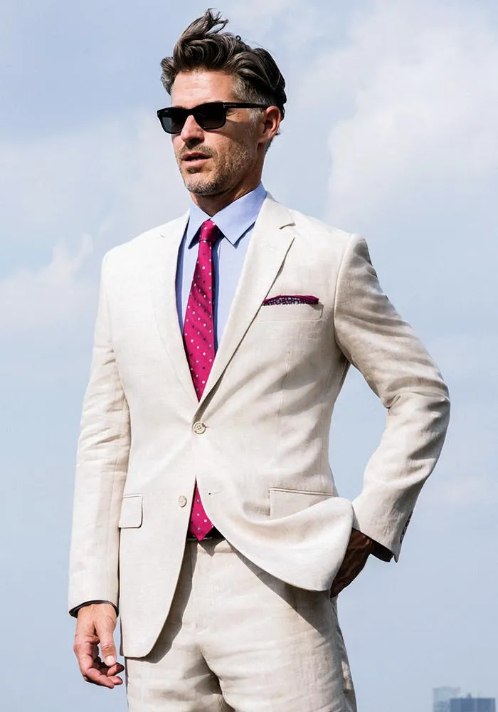 Natural Linen Suit