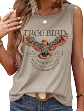 On Cruise Time Coconut Tree Tank Tops for Women Summer Vacation Sleeveless Shirts Casual Beach Praty Graphic Tees Vest