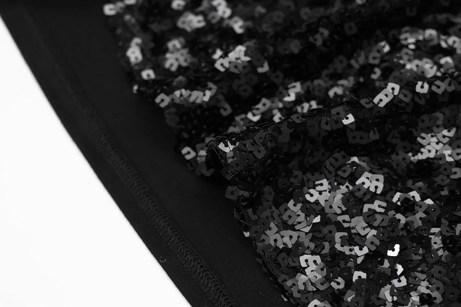 OThread & Co. Women's Glitter Sequin Tank Top Sleeveless Scoop Neck Night Out Party Top