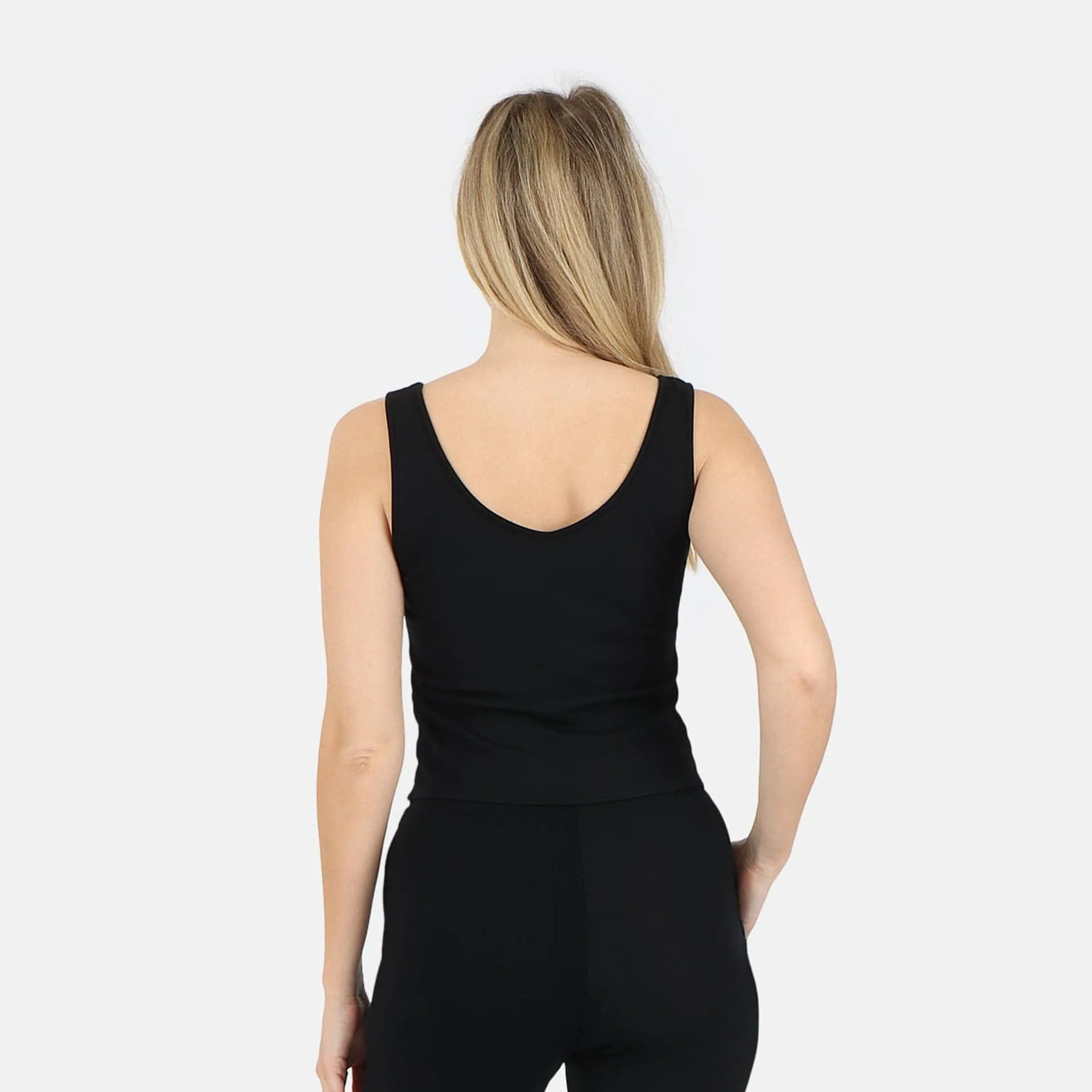 Self-Love Rib Tank - Black