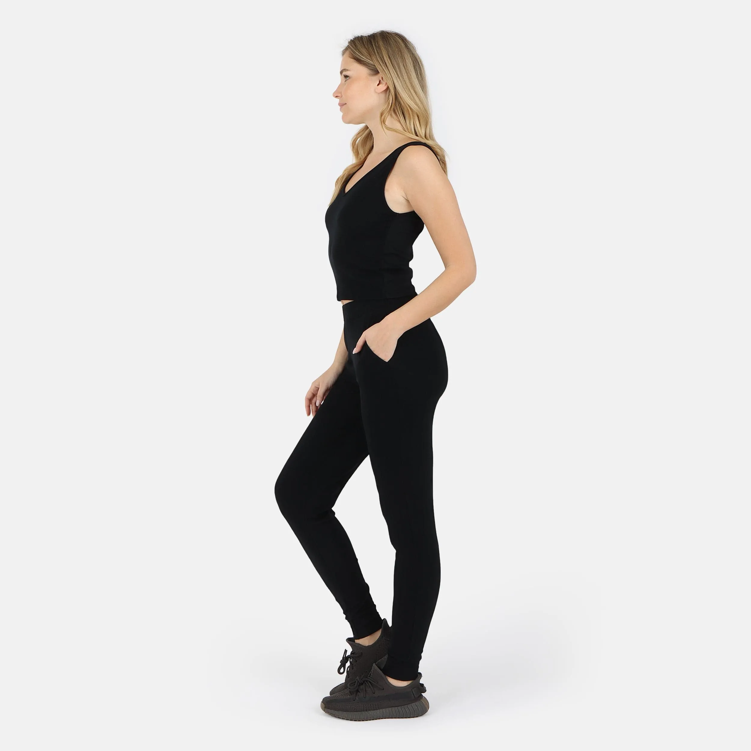 Self-Love Rib Tank - Black