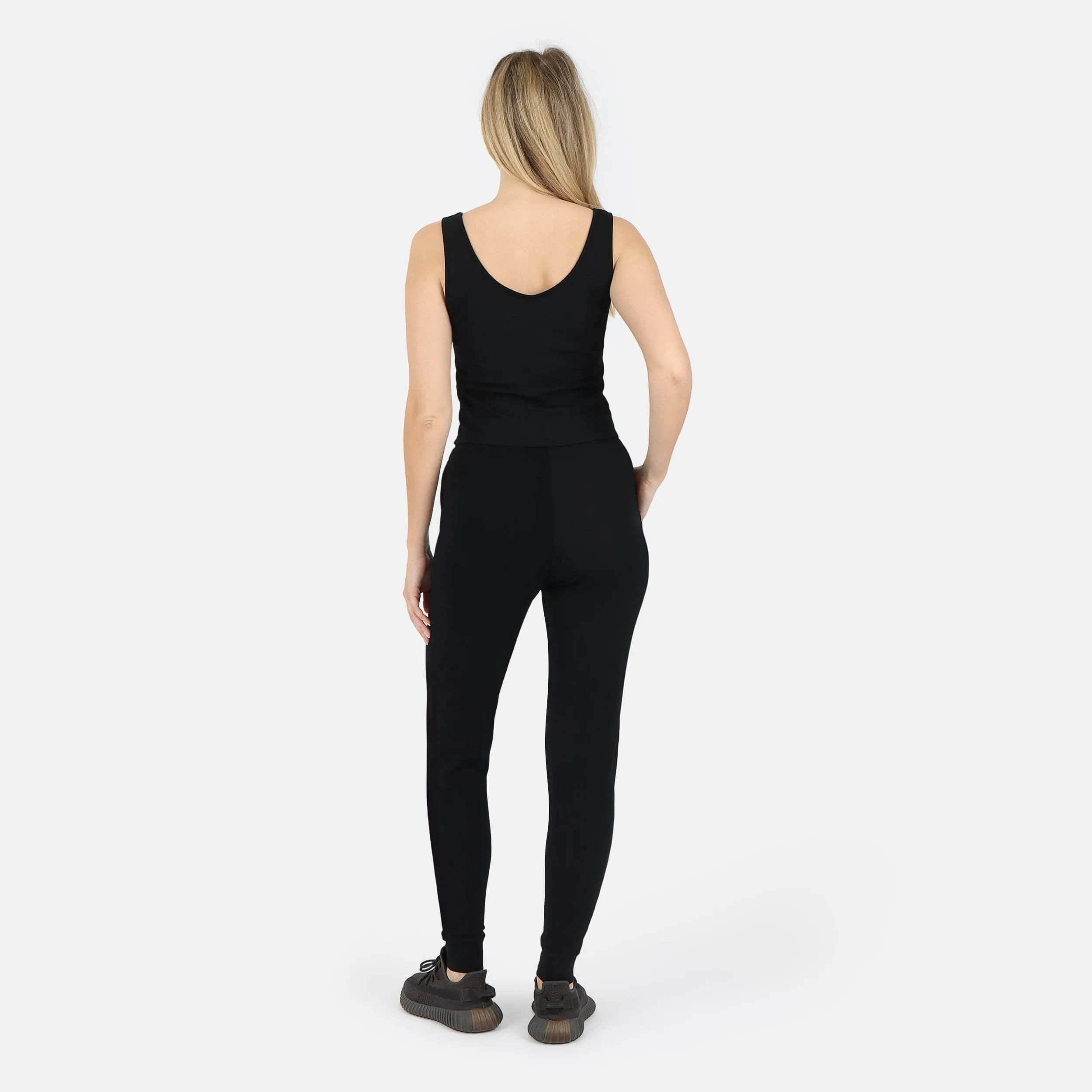 Self-Love Rib Tank - Black