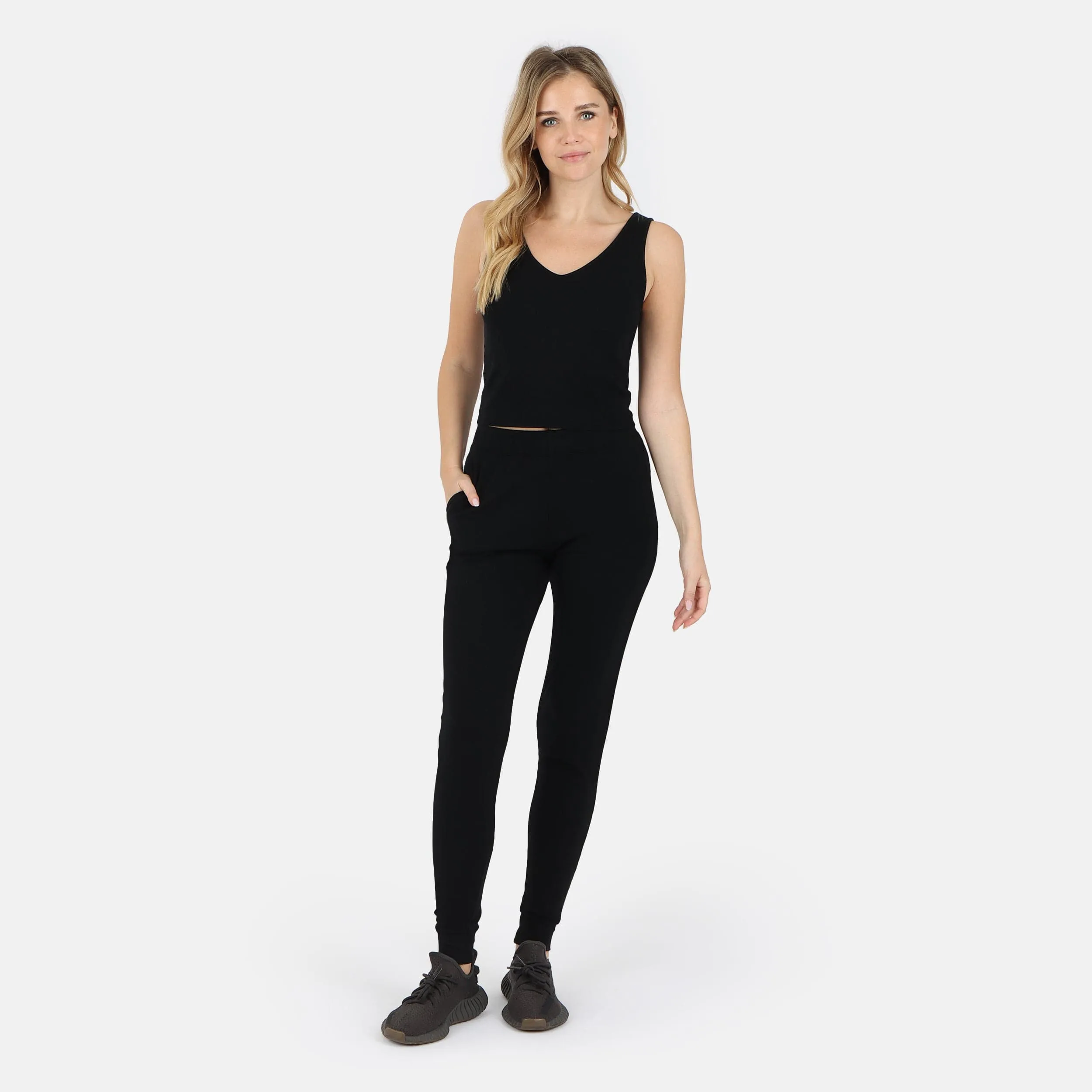 Self-Love Rib Tank - Black
