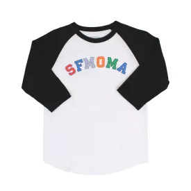 SFMOMA Multicolored Logo Youth Raglan T-shirt