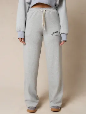 SUMWON WOMEN Essential Straight Leg Sweatpants With Graphic Print