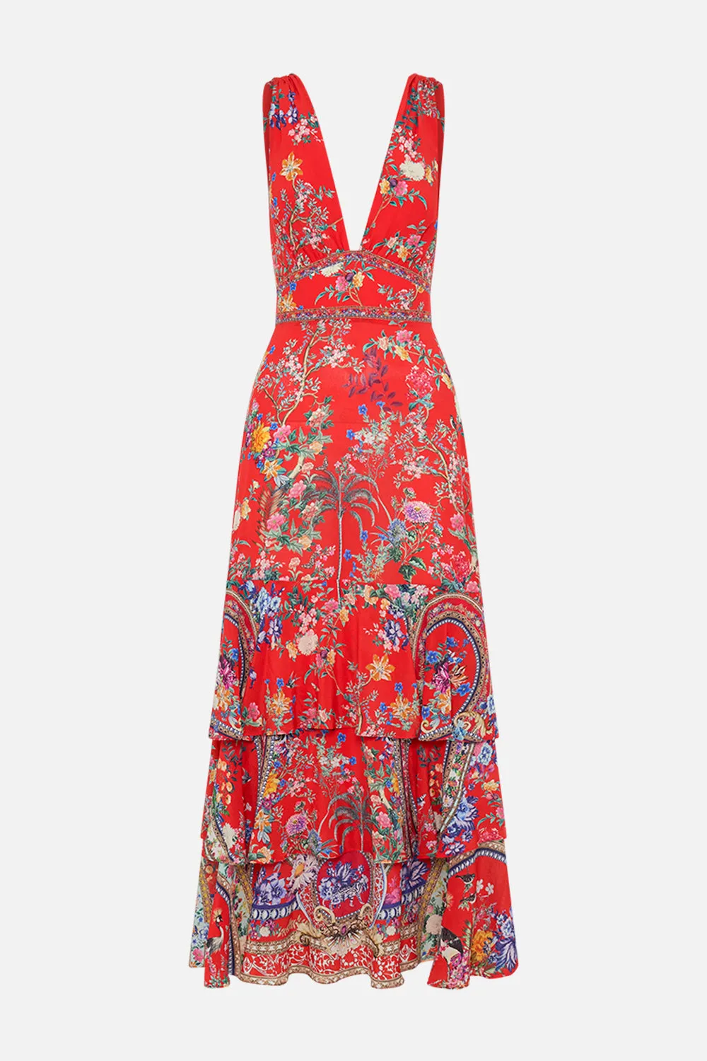 TIERED RUFFLE HEM DRESS THE SUMMER PALACE