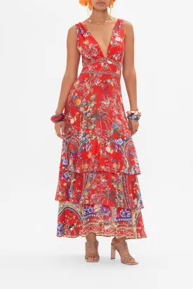 TIERED RUFFLE HEM DRESS THE SUMMER PALACE