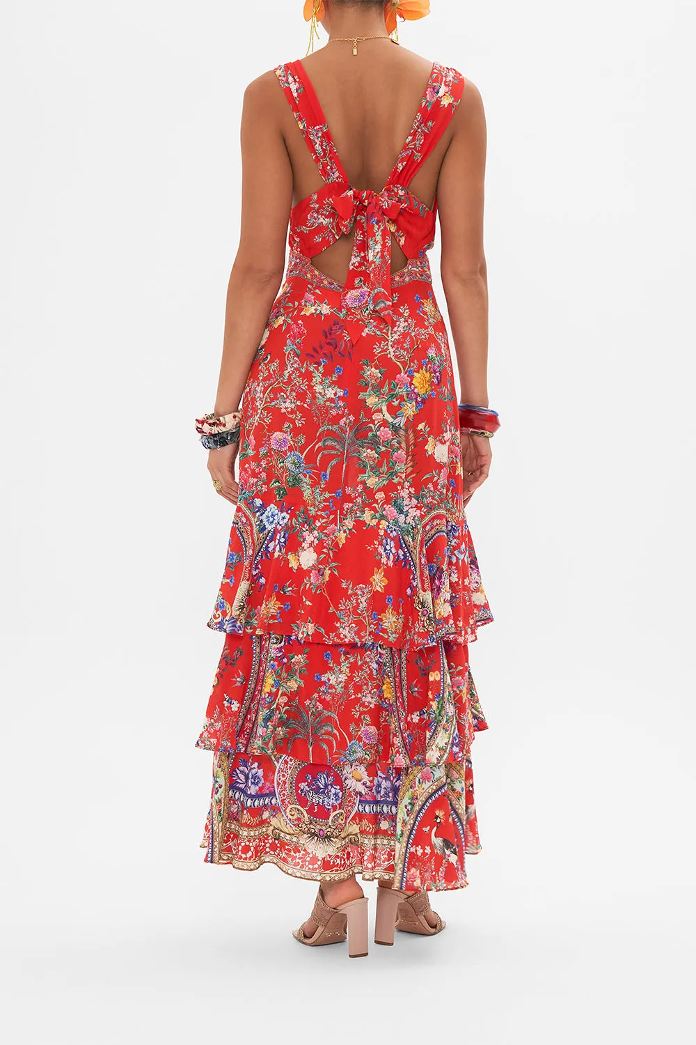 TIERED RUFFLE HEM DRESS THE SUMMER PALACE