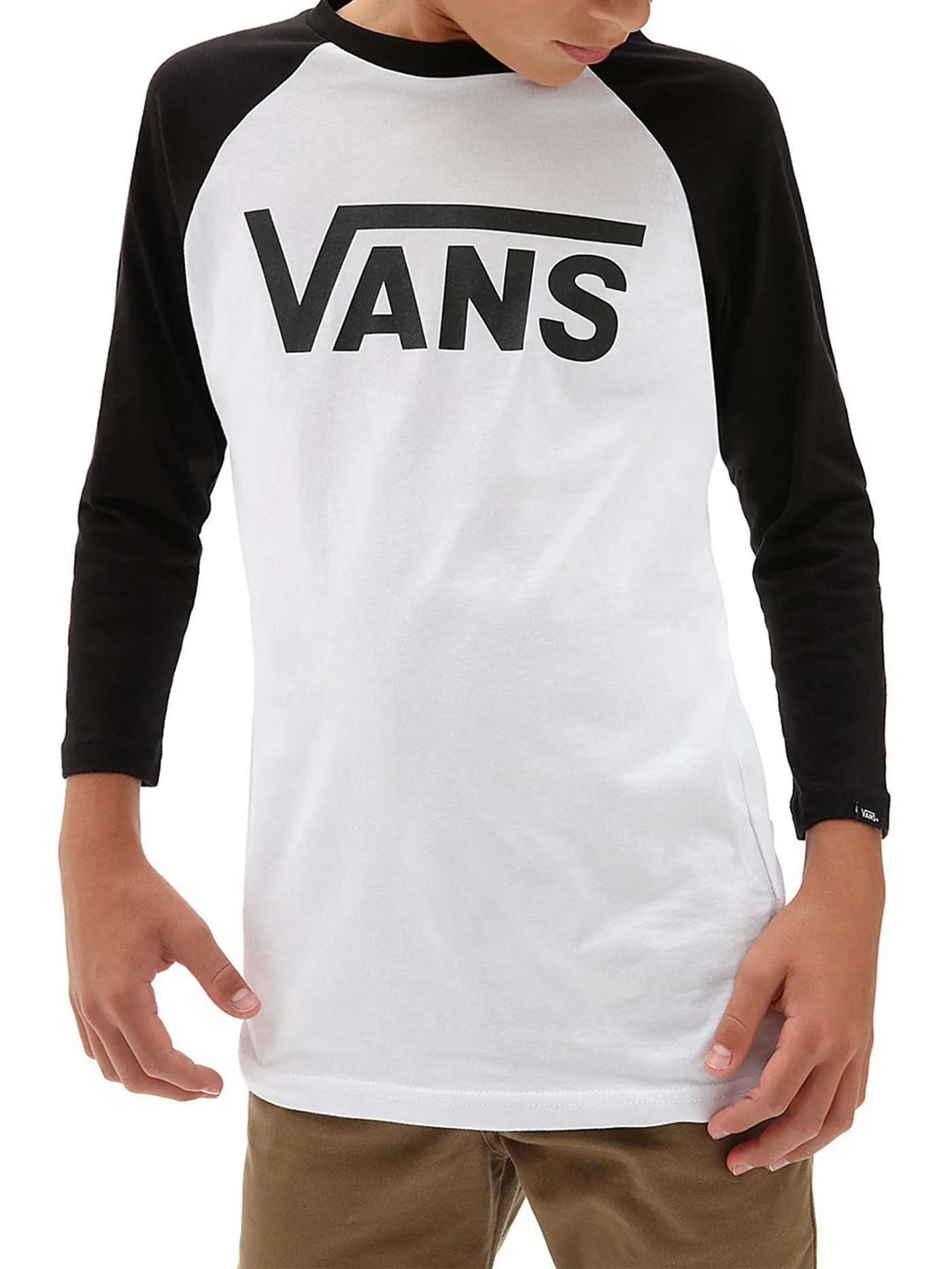 Vans Classic Raglan Long Sleeve T-Shirt (Boys 7-14)