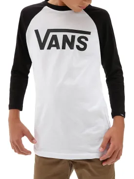 Vans Classic Raglan Long Sleeve T-Shirt (Boys 7-14)